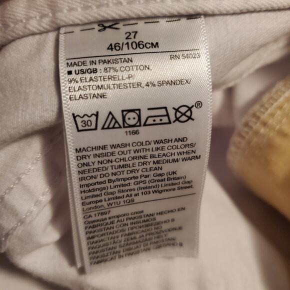 Banana Republic Mid-Rise Skinny Ankle Jean with Raw Hem Size 27 - Picture 9 of 11